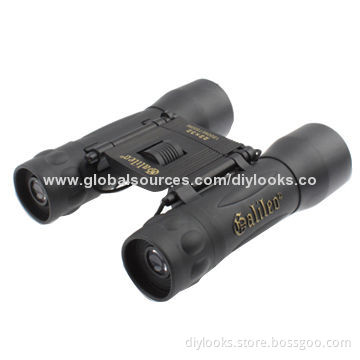 22 x 32mm Black Coated Telescope Binoculars with Neck StrapNew